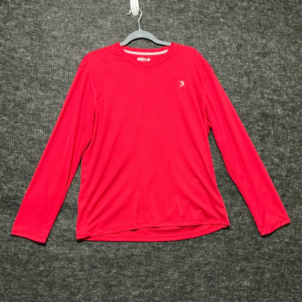 Reel Legends Vibrant Red Long Sleeve Tee